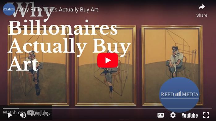 why billionaires buy art