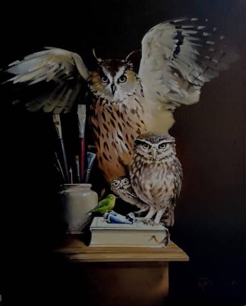 Owl Study 2 by David Thorpe