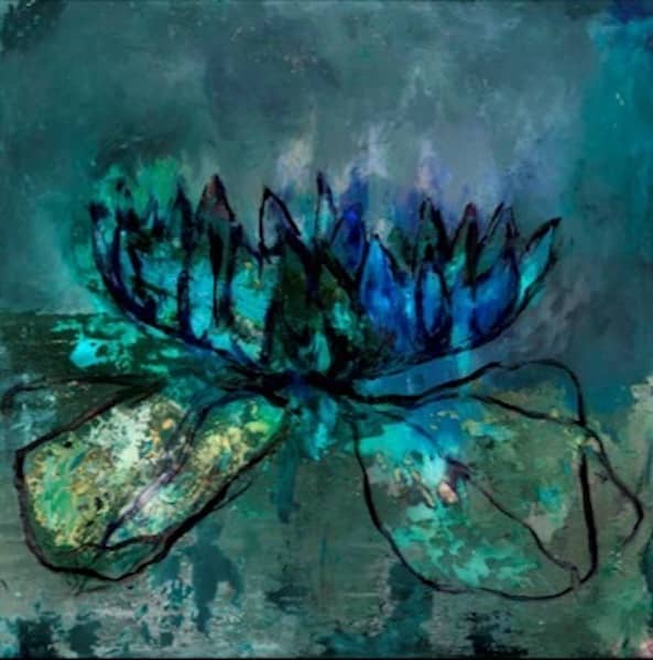 Crystal green lily by Gail Catlin