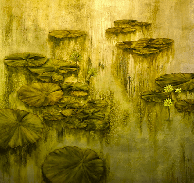 Golden pond by Vanessa Berlein