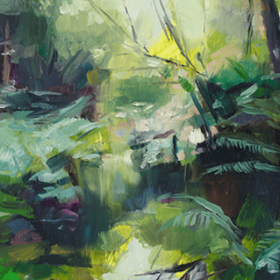 Forest Glade 2 by Cathy Layzell